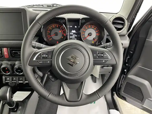 スズキ ジムニー シエラ JC 宮城県 2025(令7)年 0.1千km ブルーイッシュブラックパール3 登録済未使用車/スズキセーフティサポート/前後パーキングセンサー/ＬＥＤヘッドライト/フォグランプ/シートヒーター/レーダークルーズコントロール/レーンキープアシスト/オートハイビーム/純正１５ＡＷ/ヒルディセントコントロール/ヒーテッドドアミラー