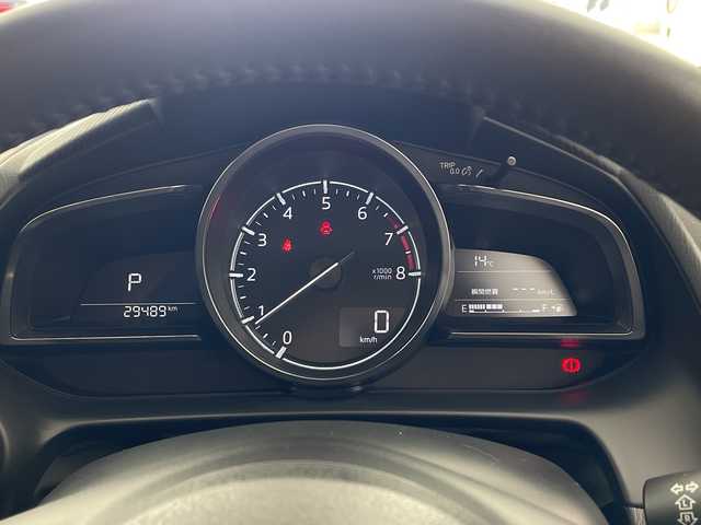 マツダ デミオ 13S ツーリング 兵庫県 2017(平29)年 3万km ディープクリスタルブルーマイカ ・マツダスピードエアロ（フロント）/・スマートシティブレーキサポート/・純正マツダコネクトナビ/BT/USB/・バックカメラ/・ETC/・ブラインドスポットモニター/・ヘッドアップディスプレイ/・横滑り防止装置/・アイドリングストップ/・スマートキー/・プッシュスタート/・スペアキー/・純正15インチアルミホイール/・フロアマット/・W＋サイドエアバック/・カーテンエアバック/・ステアリングリモコン/・LEDライト/・オートライト/・フォグランプ