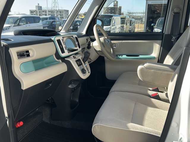 ダイハツ ムーヴ キャンバス G メイクアップ VS SAⅢ 石川県 2022(令4)年 0.4万km パールホワイトⅢ/ファインミントメタリック 2トーン 純正SDナビ/フルセグテレビ/Bluetooth/スマートアシスト/両側パワースライドドア/LEDヘッドライト/純正フロアマット/オートライト/純正ドアバイザー/全方位カメラ