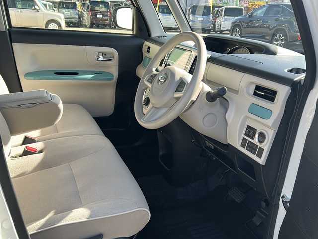 ダイハツ ムーヴ キャンバス G メイクアップ VS SAⅢ 石川県 2022(令4)年 0.4万km パールホワイトⅢ/ファインミントメタリック 2トーン 純正SDナビ/フルセグテレビ/Bluetooth/スマートアシスト/両側パワースライドドア/LEDヘッドライト/純正フロアマット/オートライト/純正ドアバイザー/全方位カメラ