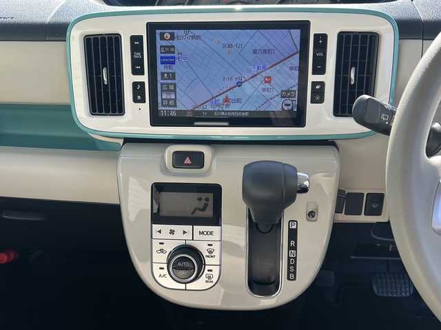 ダイハツ ムーヴ キャンバス G メイクアップ VS SAⅢ 石川県 2022(令4)年 0.4万km パールホワイトⅢ/ファインミントメタリック 2トーン 純正SDナビ/フルセグテレビ/Bluetooth/スマートアシスト/両側パワースライドドア/LEDヘッドライト/純正フロアマット/オートライト/純正ドアバイザー/全方位カメラ