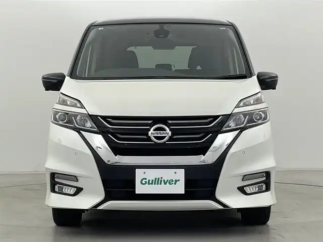 日産 セレナ ハイウェイスター Vセレクション 群馬県 2018(平30)年 5.9万km ブリリアントホワイトパール 2トーン セーフティパックB/・プロパイロット/・インテリジェントアラウンドビューモニター/・インテリジェントパーキングアシスト/・インテリジェントDA/・インテリジェント LI/・インテリジェントルームミラー/・踏み間違い衝突防止アシスト/・電動パーキングブレーキ/オートブレーキホールド/・フロント&バックソナー/・SRSカーテンエアバッグシステム&サイドエアバッグシステム/・標識検知機能/・ヒーター付ドアミラー/・ステアリングスイッチ（アドバンスドドライブアシストディスプレイ設定、プロパイロット、オーディオ）/前席シートヒーター/=====/アルパイン12.8インチフリップダウンモニター/アルパイン10インチSDナビ/（フルセグTV/BT/CD/DVD/HDMI/SD）/ハンズフリー両側パワースライドドア/インテリジェントエマージェンシーブレーキ/純正前方ドライブレコーダー/LEDヘッドランプ/ETC/スマートキー/プッシュスタート