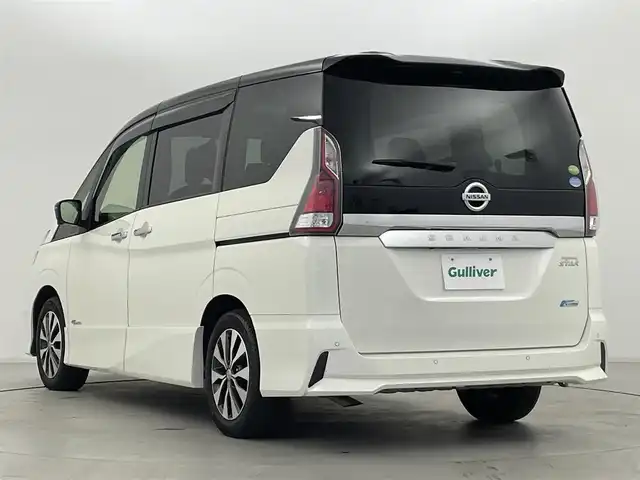 日産 セレナ ハイウェイスター Vセレクション 群馬県 2018(平30)年 5.9万km ブリリアントホワイトパール 2トーン セーフティパックB/・プロパイロット/・インテリジェントアラウンドビューモニター/・インテリジェントパーキングアシスト/・インテリジェントDA/・インテリジェント LI/・インテリジェントルームミラー/・踏み間違い衝突防止アシスト/・電動パーキングブレーキ/オートブレーキホールド/・フロント&バックソナー/・SRSカーテンエアバッグシステム&サイドエアバッグシステム/・標識検知機能/・ヒーター付ドアミラー/・ステアリングスイッチ（アドバンスドドライブアシストディスプレイ設定、プロパイロット、オーディオ）/前席シートヒーター/=====/アルパイン12.8インチフリップダウンモニター/アルパイン10インチSDナビ/（フルセグTV/BT/CD/DVD/HDMI/SD）/ハンズフリー両側パワースライドドア/インテリジェントエマージェンシーブレーキ/純正前方ドライブレコーダー/LEDヘッドランプ/ETC/スマートキー/プッシュスタート