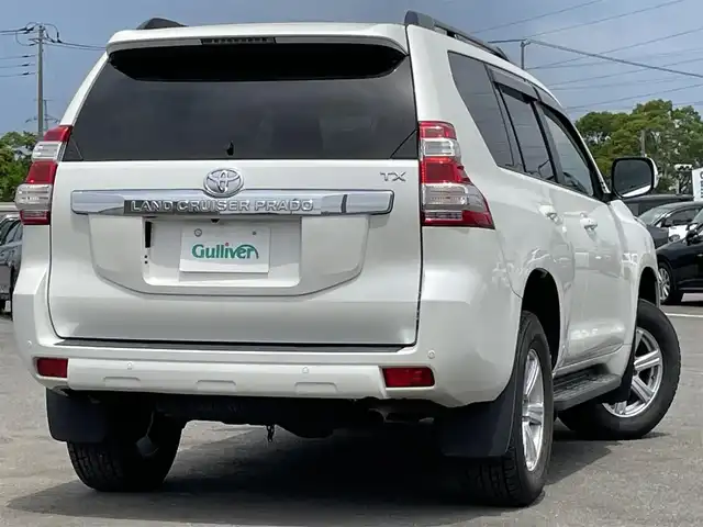 トヨタ ランドクルーザー プラド TX 道央・札幌 2016(平28)年 5.1万km ホワイトパールクリスタルシャイン ４WD/寒冷地仕様/サンルーフ/純正ディーラーOPナビ/CD/DVD/BT/フルセグ/横滑り防止装置/クルーズコントロール/バックカメラ/ビルトインETC/ドライブレコーダー/ワイパーデアイサー/トランスファ切替/ステアリングリモコン/MTモード付AT/プッシュスタート/スマートキー/LEDヘッドライト/オートライト/フォグランプ/ヘッドライトウォッシャー/電動格納ミラー/ウィンカーミラー/純正フロアマット/ドアバイザー/スペアキー/純正エンジンスターター/純正AW付夏タイヤ積込/265/65/R17/2017年/山6mm