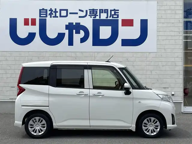 トヨタ ルーミー X S 佐賀県 2018(平30)年 7.9万km パールホワイトⅢ （株)IDOMが運営する【じしゃロン佐賀店】の自社ローン専用車両になります。/こちらは現金またはオートローンご利用時の価格です。自社ローンご希望の方は別途その旨お申付け下さい/・片側電動スライド　/・ＢＴオーディオ　/・純正ナビ/ワンセグ