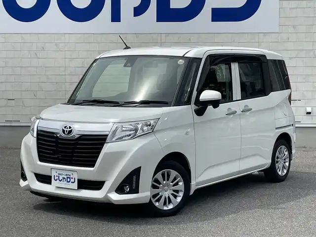 トヨタ ルーミー X S 佐賀県 2018(平30)年 7.9万km パールホワイトⅢ （株)IDOMが運営する【じしゃロン佐賀店】の自社ローン専用車両になります。/こちらは現金またはオートローンご利用時の価格です。自社ローンご希望の方は別途その旨お申付け下さい/・片側電動スライド　/・ＢＴオーディオ　/・純正ナビ/ワンセグ