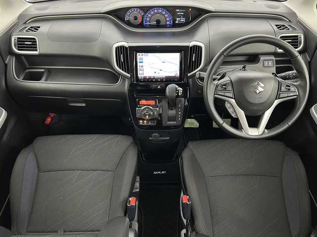 スズキ ソリオ バンディット HV MV 宮城県 2018(平30)年 3.4万km ピュアホワイトP スズキセーフティサポート	/・車線逸脱抑制制御機能	/・車線逸脱警報機能	/・パーキングソナー	/・横滑り防止装置/・ハイビームアシスト	/デュアルカメラブレーキ/全方位カメラ/両側パワースライドドア/純正8型ナビ/・SD.DVD.CD.BT/フルセグTV/運転席シートヒーター/パドルシフト/ステアリングスイッチ/ビルトインETC/ドライブレコーダー（F）/LEDヘッドライト/LEDフォグランプ/アイドリングストップ/横滑り防止装置/純正15inAW/純正フロアマット/後席ロールサンシェード/シートバックテーブル