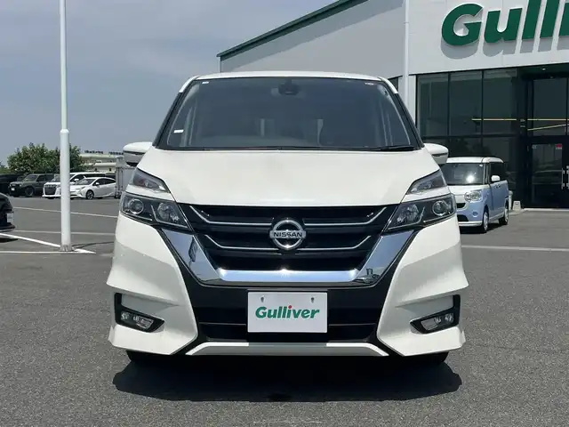日産 セレナ ハイウェイスター 奈良県 2016(平28)年 5万km ブリリアントホワイトパール 社外７インチナビ　/ｂｌｕｅｔｏｏｔｈ　/フルセグテレビ　/バックカメラ　/社外ＥＴＣ　　/片側パワースライドドア　/ハンズフリーオートスライドドア　/ステアリングスイッチ　/スペアキー　/ＬＥＤヘッドライト/オートライト/ワンオーナー