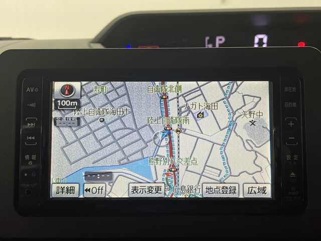 ダイハツ タント カスタム X 長崎県 2019(令1)年 5.6万km ブラックマイカメタリック 社外HDDナビ/（ワンセグ/CD/DVD/Bluetooth）/衝突軽減ブレーキ/横滑り防止装置/クリアランスソナー/両側パワースライドドア/純正14インチアルミホイール/純正LEDヘッドライト/純正フロアマット/黒半皮シート/電動格納ミラー/ドアバイザー/後席遮光カーテン
