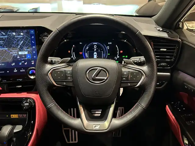 レクサス ＮＸ 350h Fスポーツ 道央・札幌 2023(令5)年 3万km グラファイトブラックガラスフレーク パノラマルーフ/ルーフレール/デジタルインナーミラー/おくだけ充電/パノラミックビューモニター/パーキングサポートブレーキ/三眼フルLEDヘッドランプ/アダプティブハイビームアシストシステム/Fスポーツ専用本革スポーツシート/シートヒーター/シートベンチレーション/ステアリングヒーター/純正メモリナビ/フルセグTV/USB/Bluetooth/パワーテールゲート