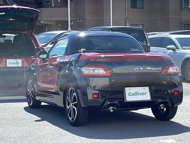 ダイハツ コペン エクスプレイ 静岡県 2024(令6)年 0.2万km マタドールレッドP ワンオーナー/純正ナビ/地デジTV/純正CD/DVD/Bluetooth/バックカメラ/シートヒーター/LEDヘッドライト/フォグランプ/純正16インチAW/LEDヘッドライト/スマートキー/スペアキー/保証書/取説