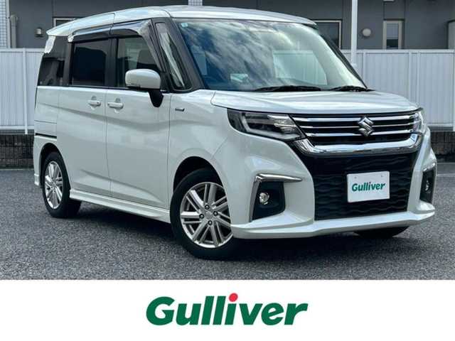 スズキ ソリオ HV MZ 愛知県 2021(令3)年 7.3万km ピュアホワイトP 純正SDナビ/・DVD/・CD/・Bluetooth/・AM/・FM/・ワンセグTV/主要装備/・プリクラッシュ/・前後クリアランスソナー/・前後KENWOODドライブレコーダー/・両側パワースライドドア/・純正アルミホイール/・純正フロアマット/・レーダークルーズコントロール/・ステアリングリモコン/・シートヒーターD・N席/・LEDヘッドライト/・オートライト/・フォグライト/・ビルトインETC/・スマートキー/・スペアキー/・ドアバイザー