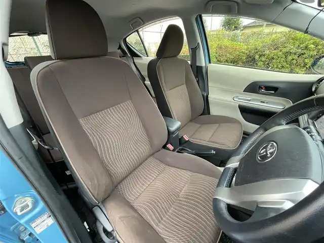 トヨタ アクア G 福井県 2013(平25)年 4.3万km クールソーダメタリック ユーザー買取車/純正ナビ/＜フルセグ/SD/BT＞/バックビューモニター/ドライブレコーダー/シートヒーター/ドライブモード/ナノイー/車両接近通報装置/電格ミラー/純正フロアマット/ドアバイザー/プッシュスタート/スマートキー/Fフォグランプ