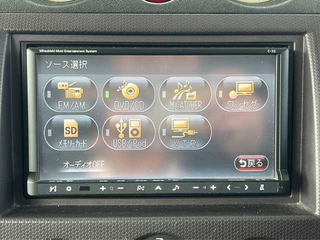 三菱 パジェロ ミニ ナビエディション VR 鳥取県 2010(平22)年 7万km クールシルバーM/ラズベリーレッドP インタークーラーターボ/トランスファ４WD/背面ハードカバー/純正キーレス/純正メモリナビ/フルセグ・USB/TVキャンセラー/ETCユニット/スタットレス４本積込み/保証書・取説