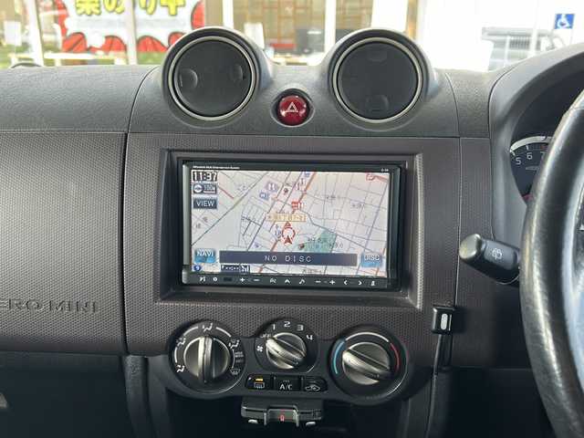 三菱 パジェロ ミニ ナビエディション VR 鳥取県 2010(平22)年 7万km クールシルバーM/ラズベリーレッドP インタークーラーターボ/トランスファ４WD/背面ハードカバー/純正キーレス/純正メモリナビ/フルセグ・USB/TVキャンセラー/ETCユニット/スタットレス４本積込み/保証書・取説