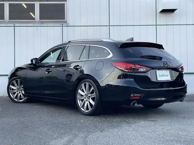 マツダ マツダ６ワゴン XD Lパッケージ 山梨県 2022(令4)年 7万km ジェットブラックマイカ サンルーフ　/BOSEサウンド　/白革　/ヘッドアップディスプレイ　/メーカーナビ　/Bluetooth/AppleCarPlay　/DVD再生/ETC2.0/バックカメラ　/フロントカメラ　/全方位　/MRCC/パワーシート　/メモリシート　/ステアリングH/シートH/ベンチレーション/LKA/コーナーセンサー/社外車高調/純正サス車載/保証書/スペアキー