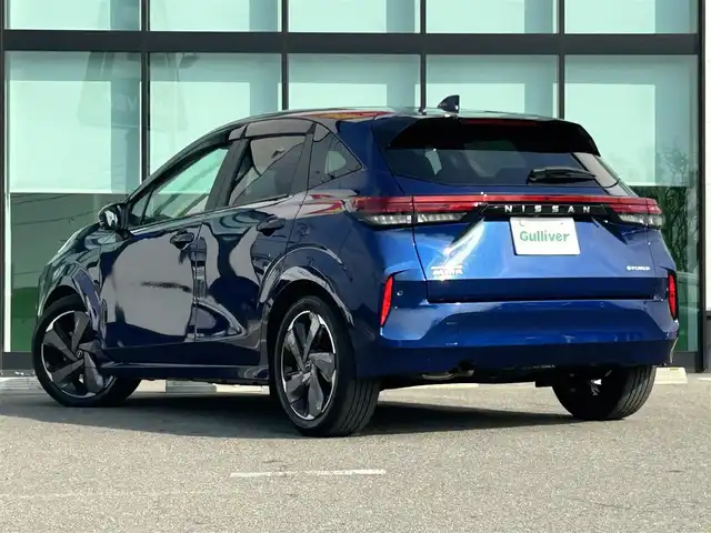 日産 オーラ G 和歌山県 2024(令6)年 0.6万km オーロラフレアブルーパール BOSEプレミアムサウンド/寒冷地仕様/純正ナビ/アラウンドビューモニター/フルセグTV/デジタルインナーミラー/HDMI/エマージェンシーブレーキ/プロパイロット/レーンキープアシスト/コーナーセンサー/ハーフレザーシート/シートヒーター/ステアリングヒーター/置くだけ充電/LEDヘッドライト/オートライト