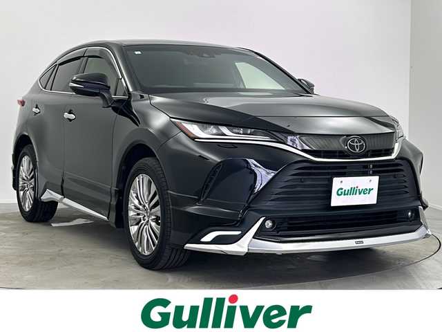 トヨタ ハリアー Z 大阪府 2021(令3)年 5.8万km ブラック ガソリン/2WD(FF)/CVT/モデリスタエアロ/JBLサウンド/１２．３インチ純正ナビ/(AM/FM/USB/AUX/USB)/ETC2.0/バックカメラ/デジタルインナーミラー/ＴｏｙｏｔａＳａｆｅｔｙＳｅｎｓｅ/・衝突軽減ブレーキ/・コーナーセンサー/・レーンキープアシスト	/・レーダークルーズコントロール/電動格納ミラー/電動リアゲート/電動パーキング/ブレーキホールド/革巻きステアリング/ステアリングスイッチ/オートライト/LEDヘッドライト/フロントフォグ/オートマチックハイビーム/フルオートエアコン/プッシュスタート/スマートキー/スペアキー/純正フロアマット