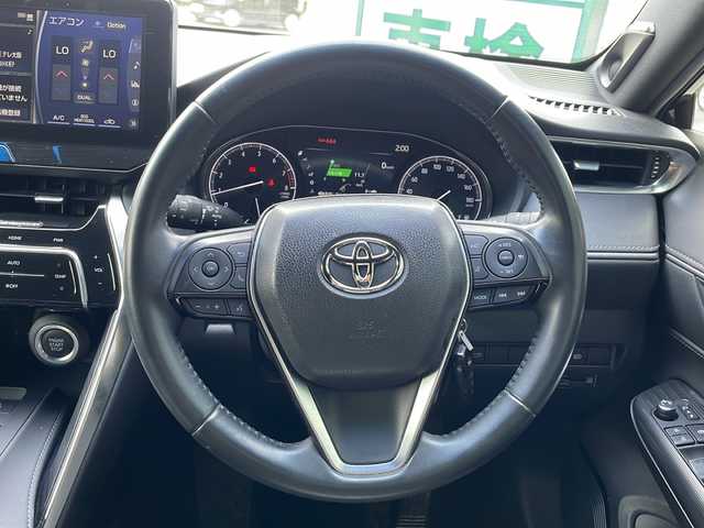 トヨタ ハリアー Z 大阪府 2021(令3)年 5.8万km ブラック ガソリン/2WD(FF)/CVT/モデリスタエアロ/JBLサウンド/１２．３インチ純正ナビ/(AM/FM/USB/AUX/USB)/ETC2.0/バックカメラ/デジタルインナーミラー/ＴｏｙｏｔａＳａｆｅｔｙＳｅｎｓｅ/・衝突軽減ブレーキ/・コーナーセンサー/・レーンキープアシスト	/・レーダークルーズコントロール/電動格納ミラー/電動リアゲート/電動パーキング/ブレーキホールド/革巻きステアリング/ステアリングスイッチ/オートライト/LEDヘッドライト/フロントフォグ/オートマチックハイビーム/フルオートエアコン/プッシュスタート/スマートキー/スペアキー/純正フロアマット