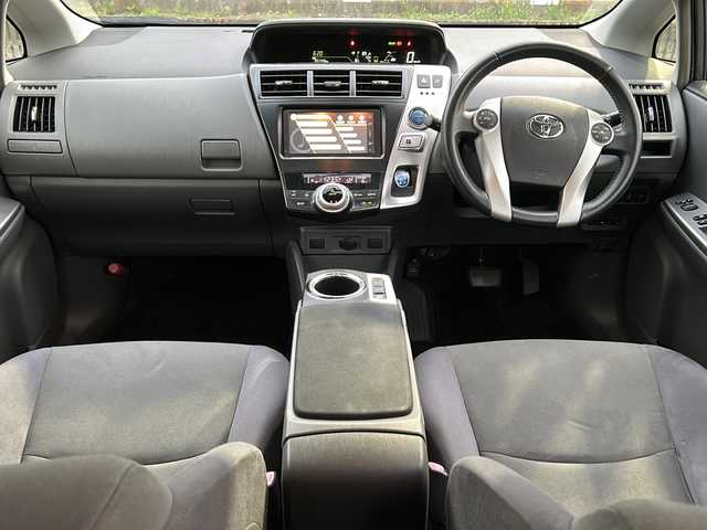 トヨタ プリウス α S ツーリングセレクション 茨城県 2012(平24)年 9.6万km グレーメタリック 純正SDナビ/Bluetooth/ワンセグTV/CD/DVD/バックカメラ/LEDオートライト/純正17インチアルミホイール/スマートキー/ビルトインETC