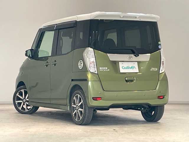 日産 デイズ ルークス HWS X Vセレクション 宮城県 2018(平30)年 6.8万km ホワイトソリッド/プレミアムオリーブM 衝突被害軽減システム/レーンキープアシスト/全方位カメラ/オートハイビーム/コーナーセンサー/両側パワスラ/LEDヘッドライト/純正フロアマット/純正１４インチＡＷ/純正ドアバイザー/前後ドライブレコーダー/プッシュスタート/スマートキー/ウィンカーミラー/フォグランプ/後席サンシェード/ベンチシート/アイドリングストップ