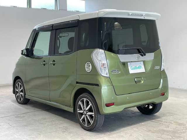 日産 デイズ ルークス HWS X Vセレクション 宮城県 2018(平30)年 6.8万km ホワイトソリッド/プレミアムオリーブM 衝突被害軽減システム/レーンキープアシスト/全方位カメラ/オートハイビーム/コーナーセンサー/両側パワスラ/LEDヘッドライト/純正フロアマット/純正１４インチＡＷ/純正ドアバイザー/前後ドライブレコーダー/プッシュスタート/スマートキー/ウィンカーミラー/フォグランプ/後席サンシェード/ベンチシート/アイドリングストップ