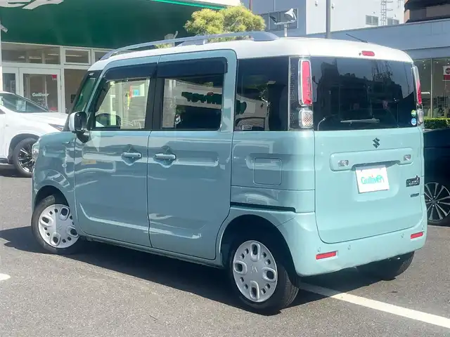スズキ スペーシア HYBRID X 島根県 2018(平30)年 6.1万km オフブルーメタリック/ホワイト2トーン 純正8インチメモリナビ /フルセグTV /DVD再生 /Bluetooth接続 /全方位カメラ/前方ドライブレコーダー/ビルトインETC /両側パワースライドドア /衝突軽減ブレーキ /リアコーナーセンサー/アイドリングストップ /横滑り防止装置 /D席シートヒーター /リアサーキュレーター/スマートキー /プッシュスタート/リアサンシェード/純正フロアマット