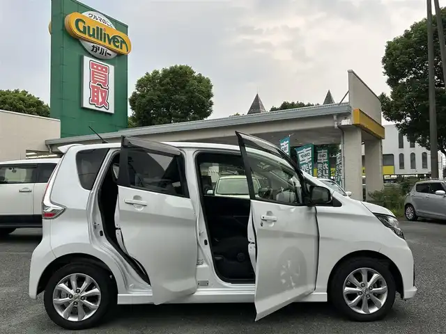日産 デイズ ハイウェイスターX 熊本県 2017(平29)年 6.2万km ホワイトパール 衝突軽減ブレーキ/プッシュスタート/社外ナビ/（CD・DVD・フルセグTV・BTオーディオ・SD）/アラウンドビューモニター/純正14インチAW/キセノンヘッドライト/オートライト/フォグライト/横滑り防止装置/ウィンカーミラー/純正フロアマット/純正ドアバイザー/新車保証書/取扱説明書/スマートスペアキー×1本