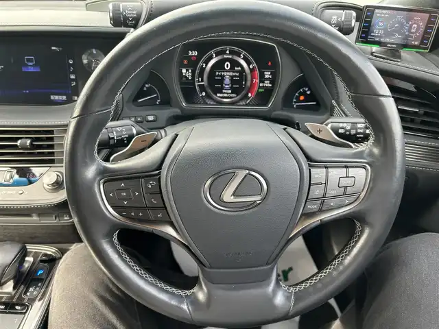 レクサス ＬＳ 500 岡山県 2019(平31)年 8.2万km ソニッククォーツ 登録時走行距離81192km/純正12.3インチナビ/フルセグTV(AM.FM.CD.DVD.TV.BT)/全方位バックカメラ/ETC2.0/ブラインドスポットモニター/ドライブレコーダー/シートヒーター/エアシート/クリアランスソナー/衝突軽減ブレーキ/横滑り防止装置/レーダークルーズコントロール/レーンキープアシスト/オートライト/オートマチックハイビーム/アイドリングストップ/電動リアゲート/電動リアサンシェード/19インチ純正AW/純正フロアマット/レザーシート/D+N席パワーシート