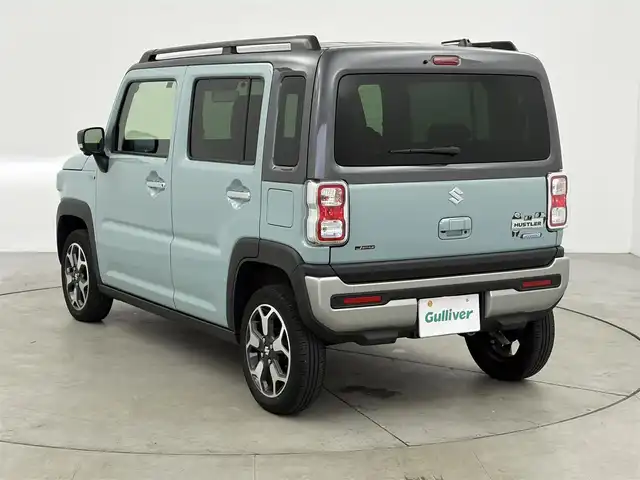 スズキ ハスラー Jスタイル 愛知県 2021(令3)年 5.3万km オフブルーメタリック/ガンメタリック2トーンルーフ スズキセーフティサポート/　　・デュアルカメラブレーキサポート/　　・車線逸脱警報機能/　　・車線逸脱抑制機能/　　・ふらつき警報/　　・ハイビームアシスト/純正9インチナビ/　　CD/DVD/BT/フルセグ/全方位モニター/ドライブレコーダー/ビルトインETC/革巻きステアリング/シートヒーター/ルーフレール/純正LEDヘッドライト/フォグランプ/純正15インチアルミホイール