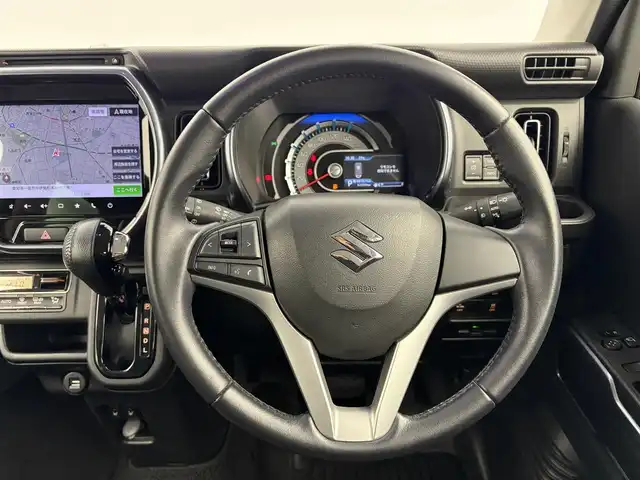 スズキ ハスラー Jスタイル 愛知県 2021(令3)年 5.3万km オフブルーメタリック/ガンメタリック2トーンルーフ スズキセーフティサポート/　　・デュアルカメラブレーキサポート/　　・車線逸脱警報機能/　　・車線逸脱抑制機能/　　・ふらつき警報/　　・ハイビームアシスト/純正9インチナビ/　　CD/DVD/BT/フルセグ/全方位モニター/ドライブレコーダー/ビルトインETC/革巻きステアリング/シートヒーター/ルーフレール/純正LEDヘッドライト/フォグランプ/純正15インチアルミホイール