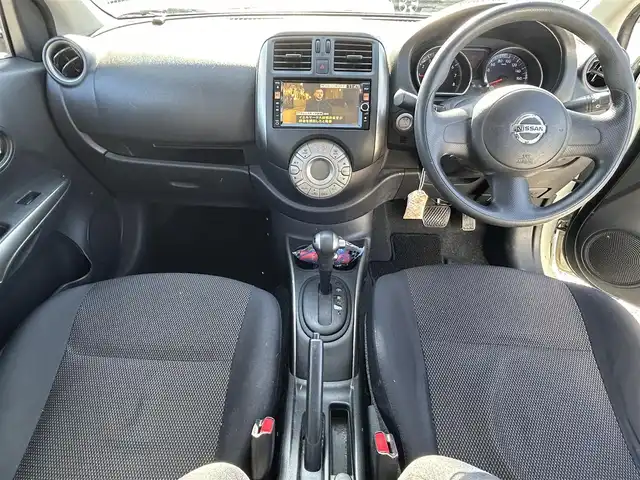 日産 ラティオ G 長崎県 2012(平24)年 12.4万km ホワイトパール 純正ナビ/（CD/DVD/BT/フルセグ）/バックカメラ/ETC/スマートキー/プッシュスタート/電動格納ミラー/アイドリングストップ/ヘッドライトレベライザー