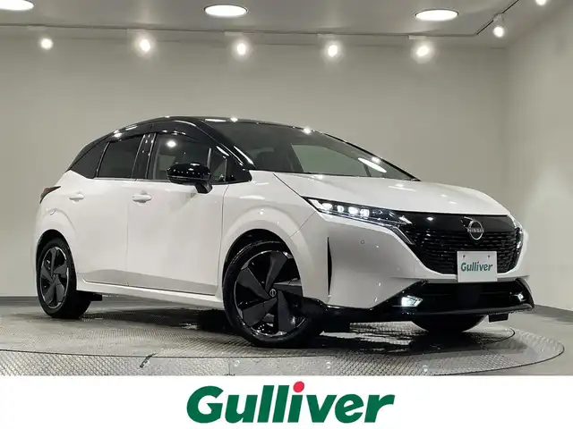 日産 オーラ G 愛知県 2022(令4)年 0.3万km ピュアホワイトパール / スーパーブラック 2トーン 純正９インチナビ/ＢＯＳＥサウンドシステム/アラウンドビューモニター/プロパイロット/ワイヤレス充電/デジタルインナーミラー/前後ドライブレコーダー/ビルトインＥＴＣ２．０/衝突軽減ブレーキ/車線逸脱警報/ブラインドスポットモニター/クリアランスソナー　/電動パーキングブレーキ/ハーフレザーシート/アクセサリーソケット/USB＆HDMI入力端子/ISOFIX/純正フロアマット/純正17インチアルミホイール