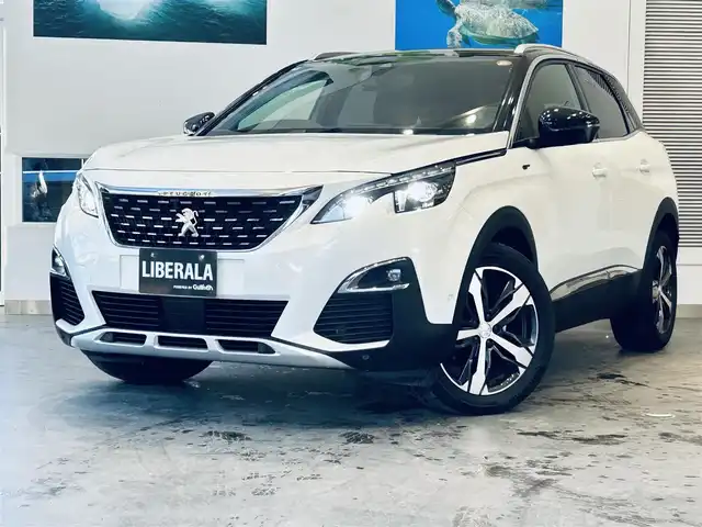 プジョー ３００８ GTライン ブルー HDi 大阪府 2020(令2)年 4.1万km パール サンルーフ/ACC/純正ナビ/TV/バック・サイドカメラ/applecarplay/純正18インチAW/LEDヘッドライト/電動リアゲート/ワイヤレス充電/ブラインドスポット/クリアランスソナー/パドルシフト/ルーフレール/ハーフ革/Dメモリ付きパワーシート/シートヒーター/デジタルインナーミラー