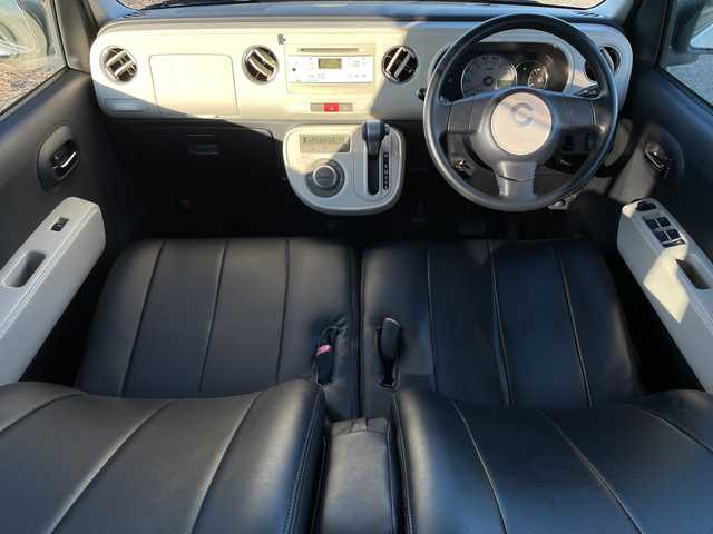 ダイハツ ミラ ココア X 新潟県 2012(平24)年 7.3万km パールホワイトⅢ 4WD/CD/AUX/ベンチシート/革調シートカバー/スマートキー/LEDヘッドライト/社外14インチアルミホイール/純正15インチAW夏タイヤ車載