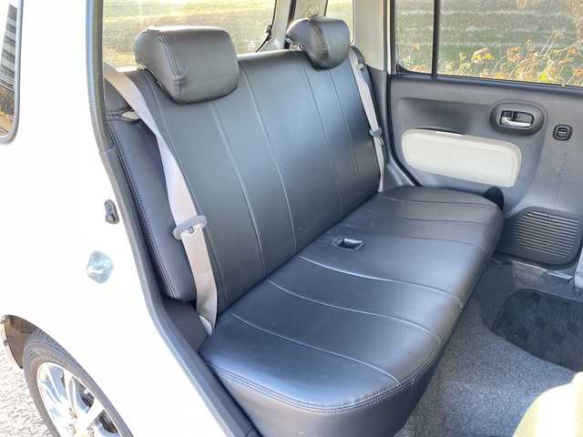 ダイハツ ミラ ココア X 新潟県 2012(平24)年 7.3万km パールホワイトⅢ 4WD/CD/AUX/ベンチシート/革調シートカバー/スマートキー/LEDヘッドライト/社外14インチアルミホイール/純正15インチAW夏タイヤ車載