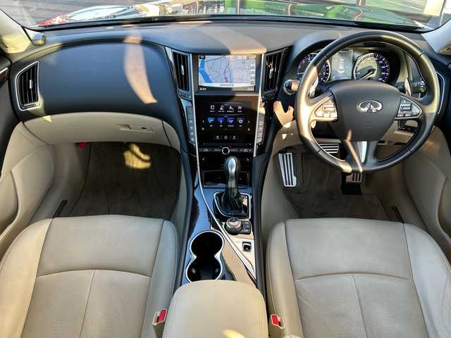 日産 スカイライン ハイブリッド 350GT Type SP 岐阜県 2014(平26)年 5.2万km ダークメタルグレー 登録時走行距離51428ｋｍ/純正８インチナビ/全方位カメラ/フルセグナビ/レーダークルーズコントロール/純正アルミホイール/シートヒーター/パワーシート/Ｂｌｕｅｔｏｏｔｈ/ビルトインＥＴＣ/純正フロアマット/衝突軽減システム/ＬＥＤヘッドライト/電動格納ミラー