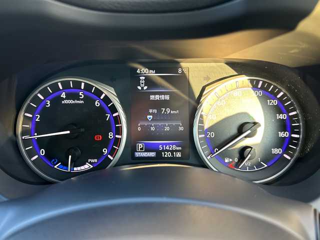 日産 スカイライン ハイブリッド 350GT Type SP 岐阜県 2014(平26)年 5.2万km ダークメタルグレー 登録時走行距離51428ｋｍ/純正８インチナビ/全方位カメラ/フルセグナビ/レーダークルーズコントロール/純正アルミホイール/シートヒーター/パワーシート/Ｂｌｕｅｔｏｏｔｈ/ビルトインＥＴＣ/純正フロアマット/衝突軽減システム/ＬＥＤヘッドライト/電動格納ミラー