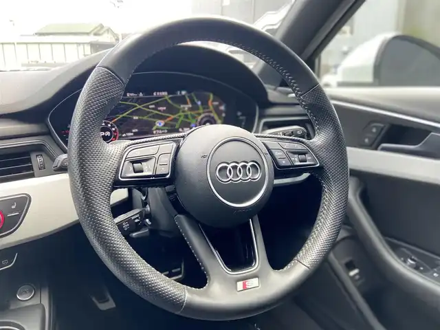 アウディ Ａ４ 1．4TFSI スポーツ Sライン 栃木県 2019(平31)年 4.7万km グレイシアホワイトメタリック マトリクスLEDパッケージ　/バーチャルコックピット/ACC　/Bカメラ　/純正ナビ　/フルセグ 　/パワーシート　/シートヒーター　/半革/AppleCarPlay　/電動リアゲート　/ETC　/マトリクスLED　/純正18インチAW