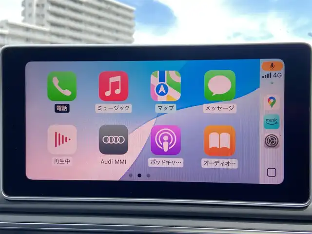 アウディ Ａ４ 1．4TFSI スポーツ Sライン 栃木県 2019(平31)年 4.7万km グレイシアホワイトメタリック マトリクスLEDパッケージ　/バーチャルコックピット/ACC　/Bカメラ　/純正ナビ　/フルセグ 　/パワーシート　/シートヒーター　/半革/AppleCarPlay　/電動リアゲート　/ETC　/マトリクスLED　/純正18インチAW