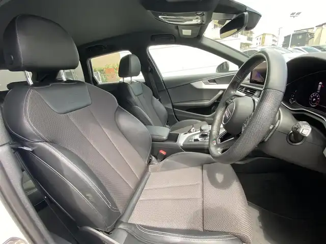 アウディ Ａ４ 1．4TFSI スポーツ Sライン 栃木県 2019(平31)年 4.7万km グレイシアホワイトメタリック マトリクスLEDパッケージ　/バーチャルコックピット/ACC　/Bカメラ　/純正ナビ　/フルセグ 　/パワーシート　/シートヒーター　/半革/AppleCarPlay　/電動リアゲート　/ETC　/マトリクスLED　/純正18インチAW