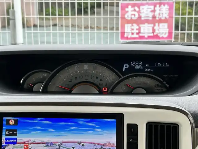 ダイハツ ムーヴ キャンバス G メイクアップ VS SAⅢ 静岡県 2021(令3)年 1.8万km ベージュ ユーザー買取車両/ワンオーナー/純正SDナビ/　【BT/ワンセグテレビ】/全方位モニター/バックカメラ/衝突被害軽減ブレーキ/プッシュスタート/両側パワースライドドア/オートマチックハイビーム/USB入力端子/アイドリングストップシステム/ETC/スペアキー