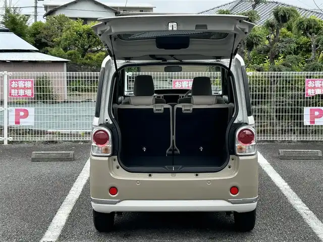 ダイハツ ムーヴ キャンバス G メイクアップ VS SAⅢ 静岡県 2021(令3)年 1.8万km ベージュ ユーザー買取車両/ワンオーナー/純正SDナビ/　【BT/ワンセグテレビ】/全方位モニター/バックカメラ/衝突被害軽減ブレーキ/プッシュスタート/両側パワースライドドア/オートマチックハイビーム/USB入力端子/アイドリングストップシステム/ETC/スペアキー