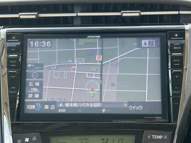 トヨタ プリウス S ツーリングセレクション 熊本県 2009(平21)年 14.9万km ホワイトパールクリスタルシャイン ワンオーナー/アルパインナビ/・AM/FM/CD/DVD/BT/USB/・フルセグTV/クルーズコントロール/革巻きステアリング/モデリスタエアロF/R/オートライト/・LEDヘッドライト/・フォグランプ/ETC/横滑り防止装置/アイドリングストップ/社外フロアマット/革調シートカバー/純正アルミホイール/電動格納ミラー/・ウインカーミラー/プッシュスタート/スペアキー