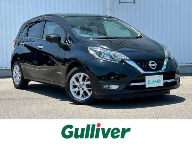 日産 ノート e－パワー メダリスト 愛媛県 2019(令1)年 4.8万km スーパーブラック 純正ナビ/Bluetooth/フルセグTV/AUX/Bカメラ/全方位カメラ/クルコン追従有/インテリジェントルームミラー/ドラレコ/LEDオートライト/純正15インチAW/純正フロアマット/ABS/横滑り防止機能/レーンキープアシスト/衝突被害軽減システム/Wエアバック/プッシュスタート/パワーステアリング/パワーウィンドウ