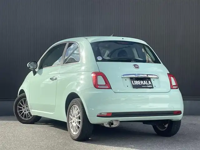 フィアット ５００ 1．2 ポップ 栃木県 2019(令1)年 5.4万km LATTE MENTA ASR(アンチスリップレギュレーション）/純正ディスプレイオーディオ（BT/FM/AM）/ステアリングスイッチ/〇社外ドライブレコーダー（前後）/〇革巻ステアリング/〇USB入力端子/〇シートリフター/・パワーウィンド/・リモコンキー