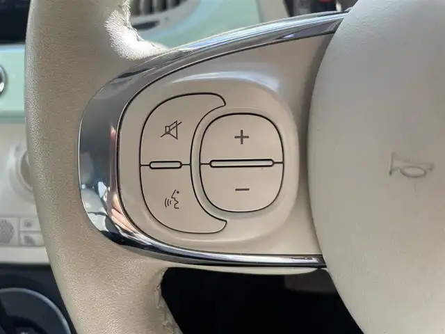フィアット ５００ 1．2 ポップ 栃木県 2019(令1)年 5.4万km LATTE MENTA ASR(アンチスリップレギュレーション）/純正ディスプレイオーディオ（BT/FM/AM）/ステアリングスイッチ/〇社外ドライブレコーダー（前後）/〇革巻ステアリング/〇USB入力端子/〇シートリフター/・パワーウィンド/・リモコンキー