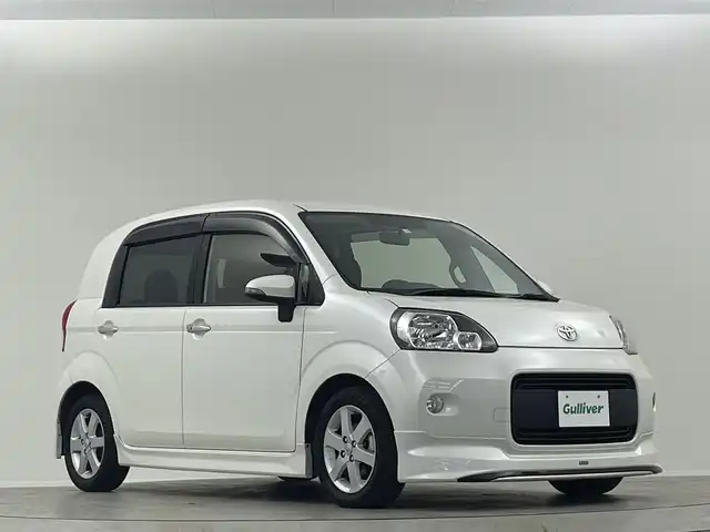 トヨタ ポルテ X 埼玉県 2014(平26)年 6万km ホワイトパールクリスタルシャイン モデリスタエアロ　ナビ　フルセグ　スマートキー　ＨＩＤヘッドライト　バックカメラ　ＥＴＣ　パワースライドドア　プッシュスタート　オートエアコン　オートライト　フォグランプ　純正アルミ　マット　バイザー