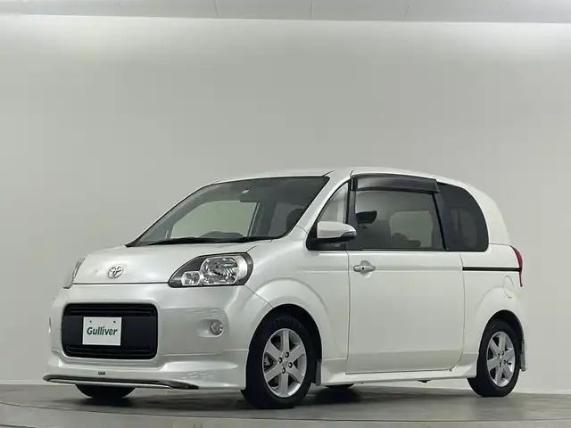 トヨタ ポルテ X 埼玉県 2014(平26)年 6万km ホワイトパールクリスタルシャイン モデリスタエアロ　ナビ　フルセグ　スマートキー　ＨＩＤヘッドライト　バックカメラ　ＥＴＣ　パワースライドドア　プッシュスタート　オートエアコン　オートライト　フォグランプ　純正アルミ　マット　バイザー