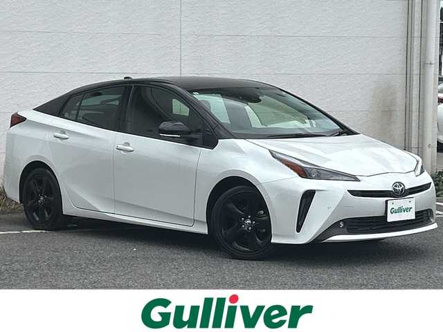 トヨタ プリウス A ツーリングセレ ブラックED 千葉県 2021(令3)年 1.9万km パール ４ＷＤ　ナビ　全方位カメラ　皮　シートヒーター　ＰＣＳ　ＬＴＡ　AHB パーキングアシスト ヘッドアップディスプレイ ２．０ＥＴＣ　１７インチブラックＡＷ　ツートンカラー　ＬＥＤライト　オートライト